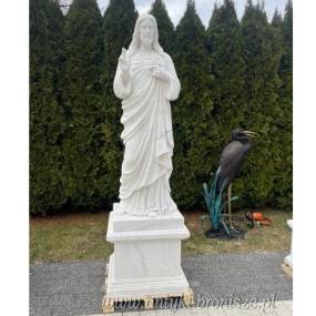 FIGURA marmur JEZUS Miłosierny 230 cm KOŚCIELNA