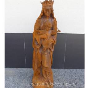 WYKOPEK - zardzewiała FIGURA ŚW KINGA