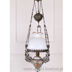 PAŁACOWA WISZĄCA LAMPA LATARNIA NAFTOWA