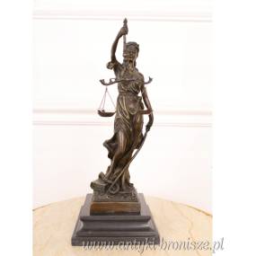 Deposee Mayer - TEMIDA Doskonała Rzeźba z BRĄZU! 33 cm