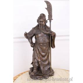 generał Guan Yu - SAMURAI figura z brązu