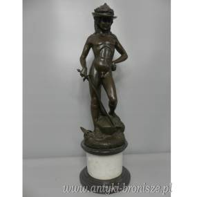 Dawid Donatella - DAWID Z MIECZEM figura z brązu