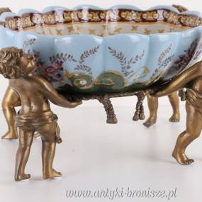 PATERA Porcelana z Brązem NA ANIOŁKACH!