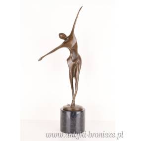NOWOCZESNA FIGURA Z BRĄZU -KOBIETA TANCERKA
