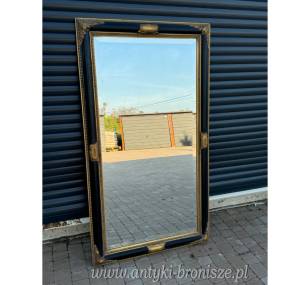 DELIKATNE -LUSTRO RAMA CZARNO - ZŁOTA 137 X 76 PION POZ.