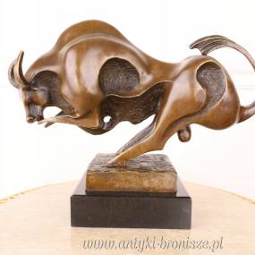 FIGURA Z BRĄZU -BYK WALL STREET