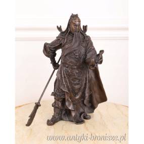 SAMURAI figura z brązu 26 cm