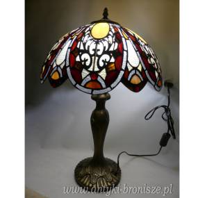 LAMPKA WITRAŻOWA tiffani HERBACIANA - bursztynowa