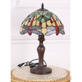 LAMPKA nocna WITRAŻOWA tiffany KOLOROWE WAŻKI