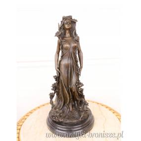 KOBIETA FIGURA Z BRĄZU rzeźba -AFRODYTA