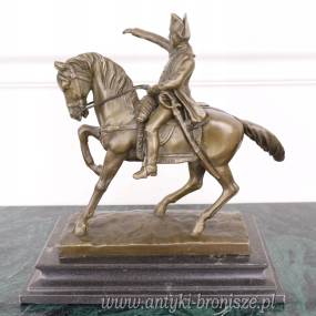 NAPOLEON NA KONIU - Figura z brązu !