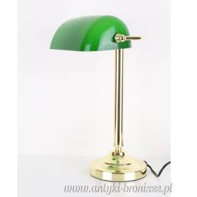 RETRO LAMPKA na biurko Styl Vintage! -ZIELONO-ZŁOTA