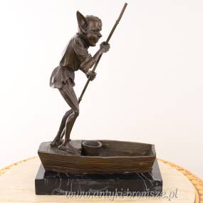 FIGURA Z BRĄZU żeglujący gremlin ZERKNIJ