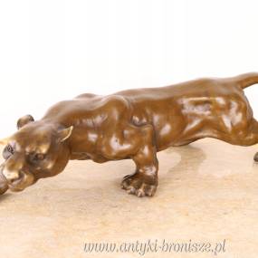 PUMA z brązu SYGNOWANA
