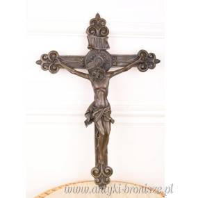 KRZYŻ DO POWIESZENIA *brąz*PAN JEZUS