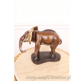 Słoń - figura z brązu - DUŻY