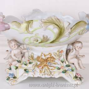 PATERA NA ANIOŁKACH - PORCELANA