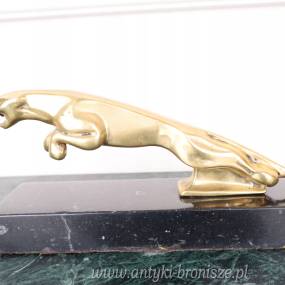 JAGUAR z brązu ZŁOCONY