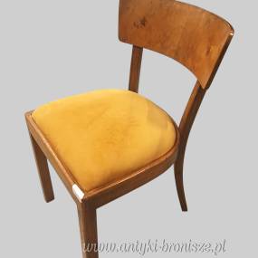 Krzesło art deco Thonet lata 30te drewno bukowe mazerowane