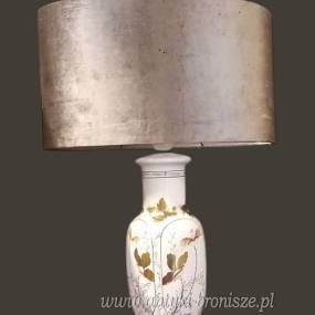 Lampa stołowa ceramika Louis Drimmer Francja lata 70te