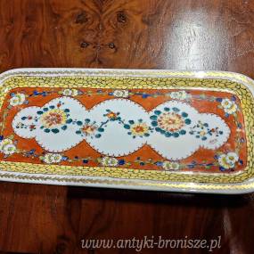 Taca (tacka) prostokatna - porcelana - rozm. 38,5 x 16 cm - poz.4146