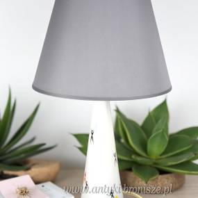 New look lampa stołowa porcelana Hollohaza pikasy lata 60te