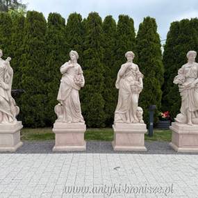 DUŻE FIGURY MARMUROWE marmur wys 220cm 4 kobiety