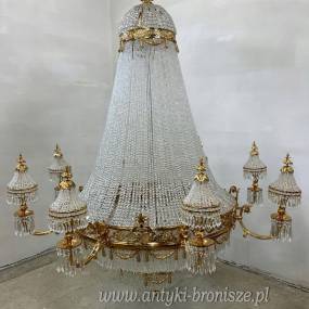 ŻYRANDOL PAŁACOWY -OGROMNA kryształowa lampa