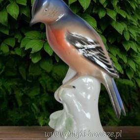 Ptak zięba VEB Unterweißbacher Werkstätten Volkstedt Turyngia wys.14cm