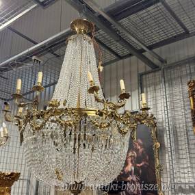 ŻYRANDOL PAŁACOWY kryształowa lampa KOLOS