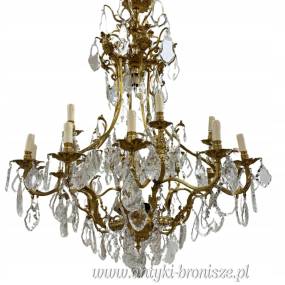 ŻYRANDOL PAŁACOWY kryształowa lampa luxusowy