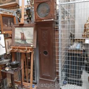 XVIII w. - Zegar parkietowy, oryginalny z epoki - podpisany i datowany 1777 - poz. 514