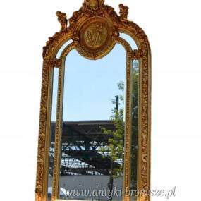 OGROMNE ZŁOTE LUSTRO - RAJSKA SCENA - BAROK ZŁOTO