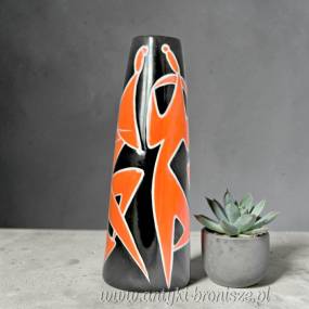New Look Wazon “Dance” Zsolnay Török János porcelana węgierska lata 60te  wys.31cm