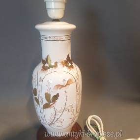 WYPRZEDAŻ Lampa stołowa ceramika Louis Drimmer Francja lata 70te